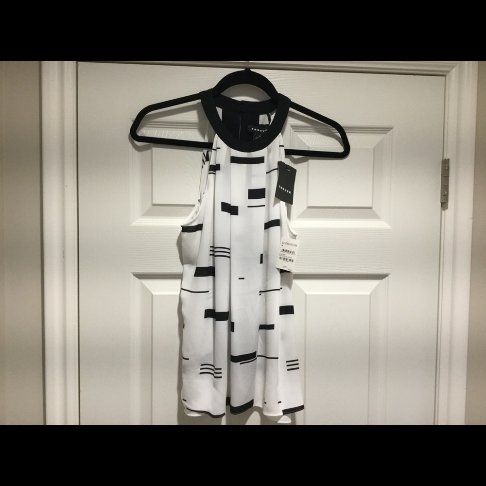 Trouble halter style blouse